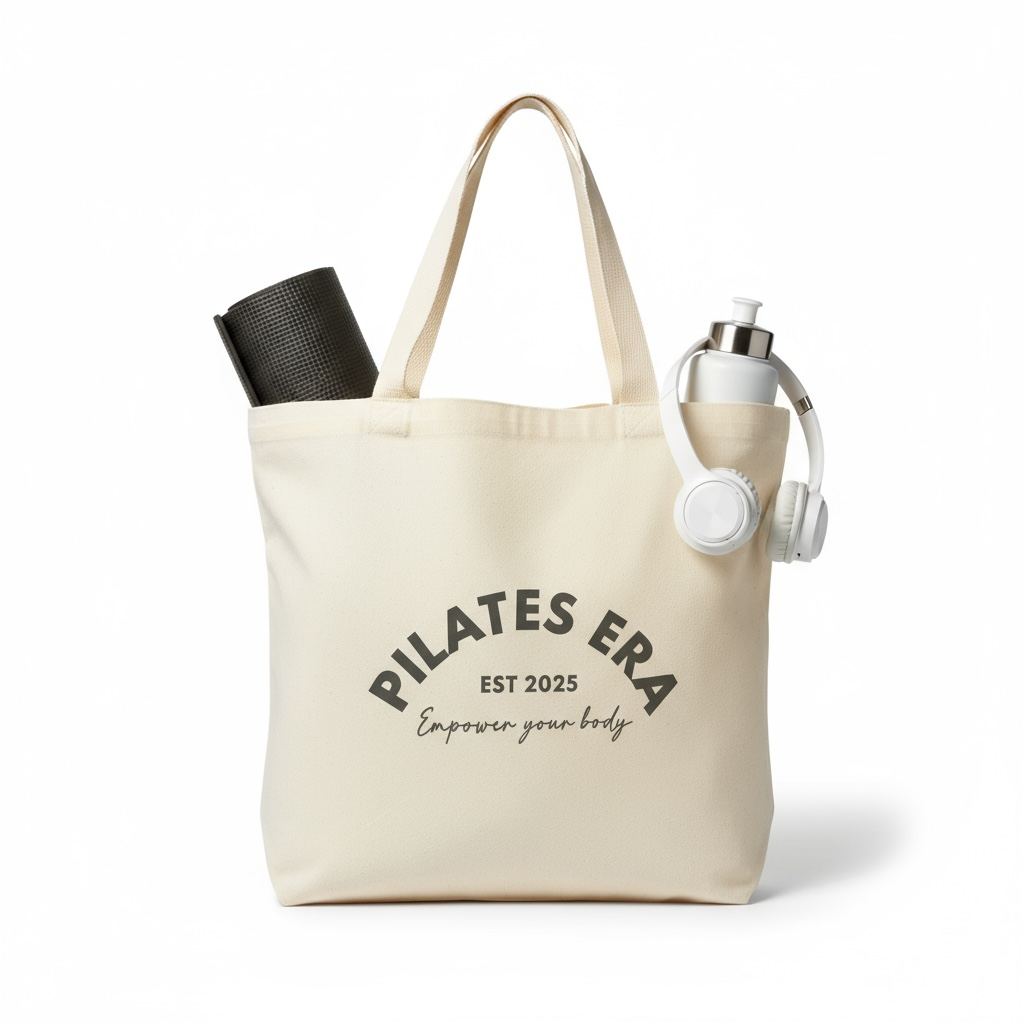 Large cream tote bag