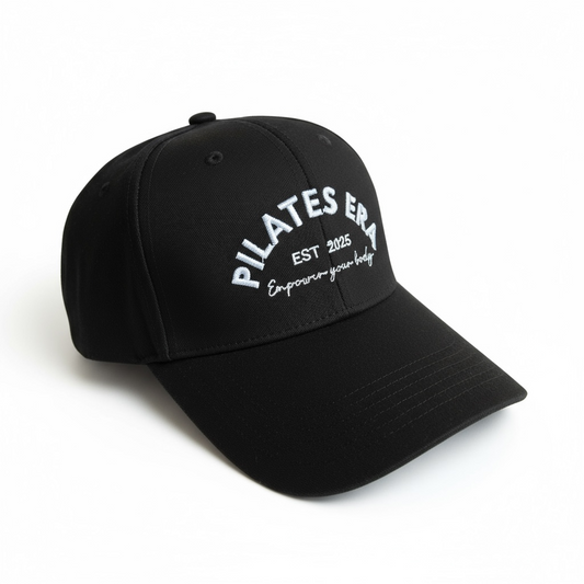 Black Pilates era cap